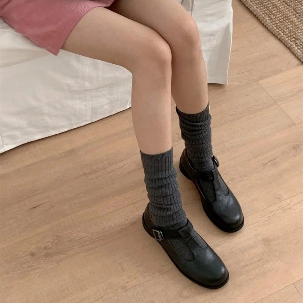 Cotton Women Stockings Warm Thigh Stocking JK Knee High Socks Long Socks