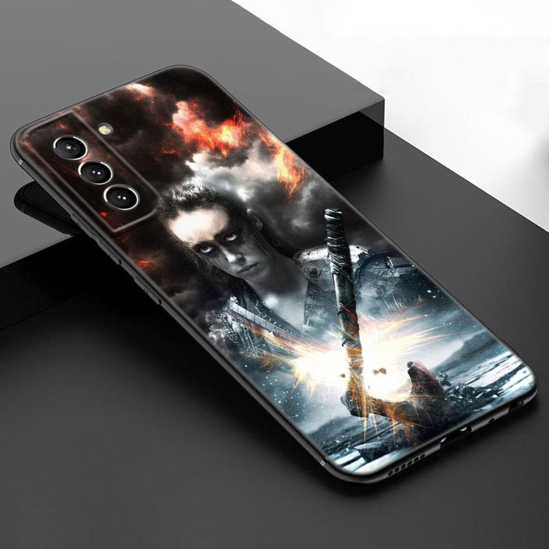 Heda Lexa The 100 Black Silicone Phone Case For Samsung Galaxy S23 S21 S20 FE S24 S22 Ultra S10E S10 S9 S8 Plus