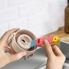 Flower Cup Cover Brush Cup Mouth Groove Gap Cleaning Brush Three-In-One Water Cup Brush Cleaning Bottle Straw Brush