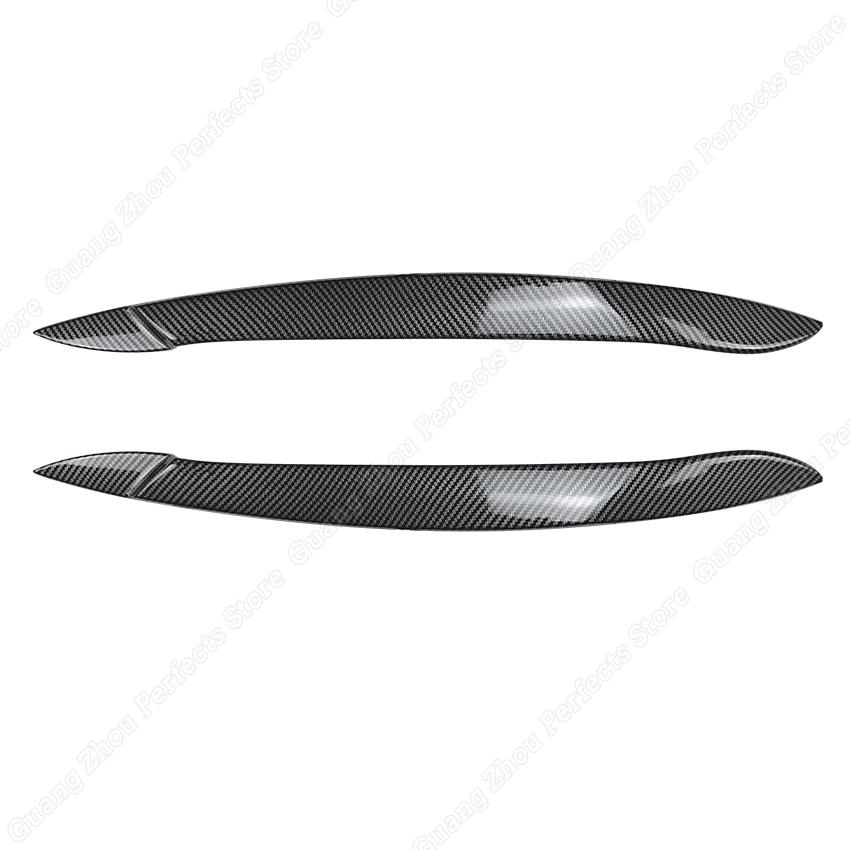 Auto-Scheinwerfer-Augenbraue Augenlid-Aufkleber für BMW X5 E70 30d 48i 30i 35d 40d 30d 50i 35i M50d 2006-2013 Zierleuchte Abdeckung Karosserie-Kits