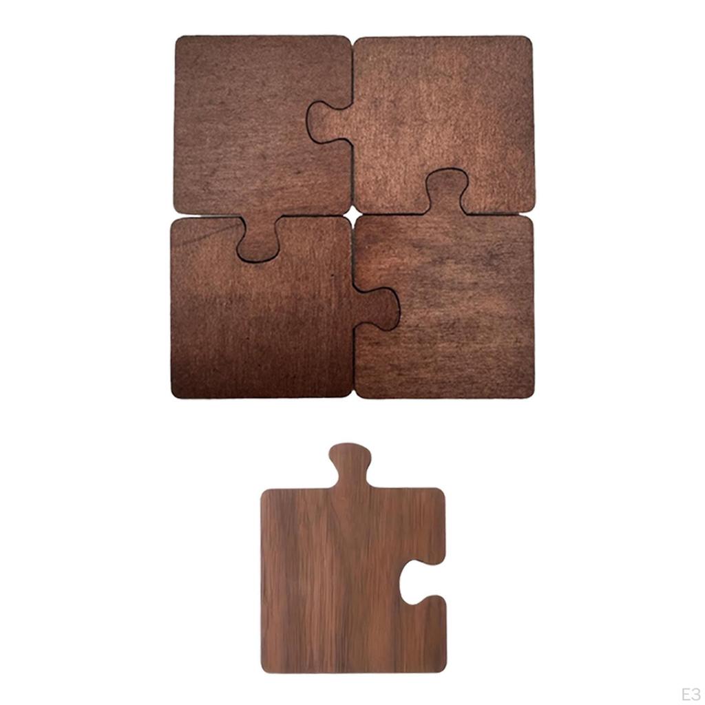 Untersetzer aus Holz Kreativ Wiederverwendbar Einzugsgeschenke Teetassenuntersetzer für Bar Küche Kaffee