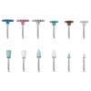 12Pcs Dental Ra Rubber Resin Polishing Wheel Set Pk004 With Spiral Kit For Composite Resin Grinding And Finishing Dental Tools