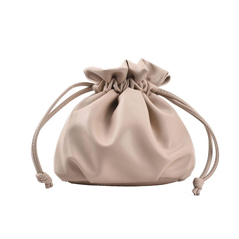 Damen Vielseitige Kordelzug-Bucket-Bag – Schicke High-End-Pendler-Umhänge- und Schultertasche