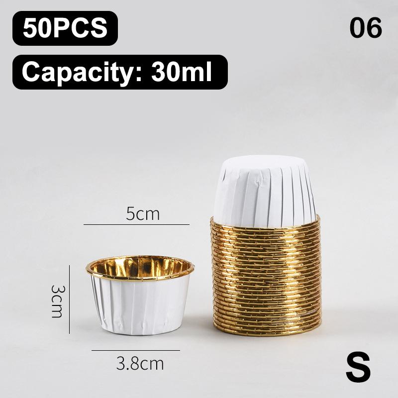 50Pcs Muffin Cupcake Paper Cup Oilproof Cupcake Liner Baking Cup Tray Case Caissettes Cupcake Wrapper Paper Wedding Party