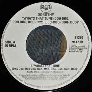 

7inch Record DOROTHY Whats That Tune Doo Doo Doo Doo 213309147JB RCA 1995 UK Dance Electronica Used