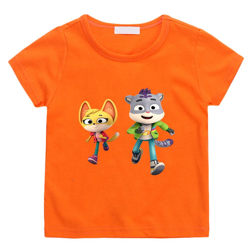 2026 NUOVA La Creature Cases T-shirt per Bambini 100% Cotone Stampa Cartoni Animati 2-12 Anni Unisex Streetwear Manica Corta Casual Girocollo T-shirt