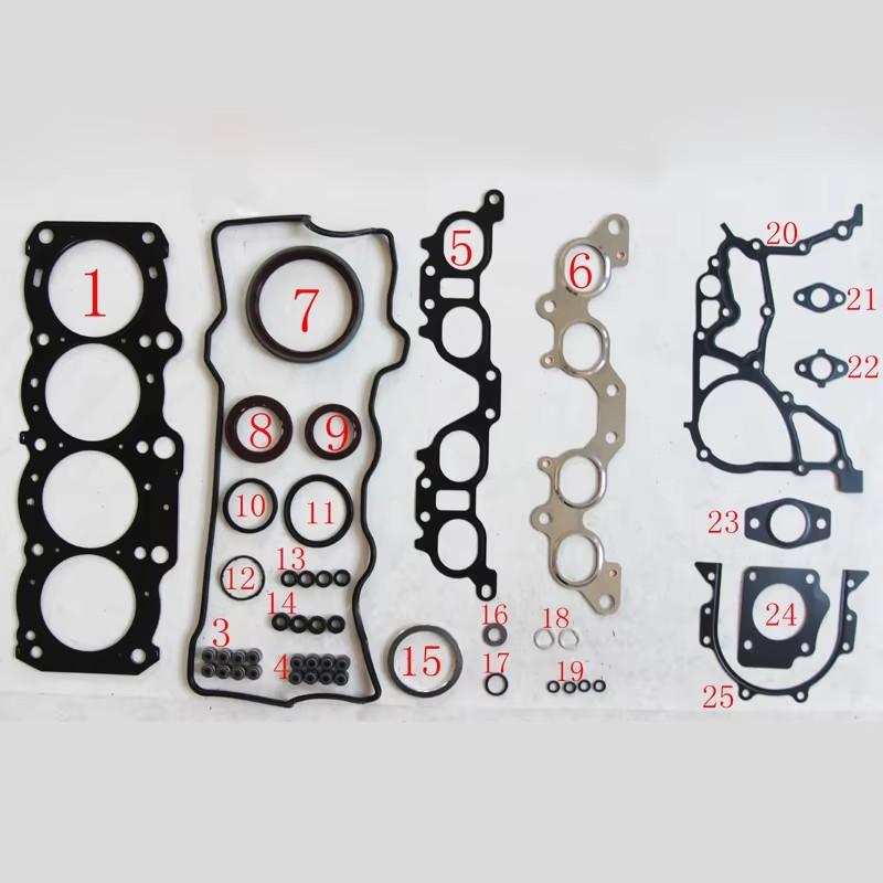 5SFE Do TOYOTA CELICA LUB CAMRY 16V Części silnika Zestawy do odbudowy silnika Pełny zestaw Uszczelka silnika Części samochodowe 04111-74641 50177600