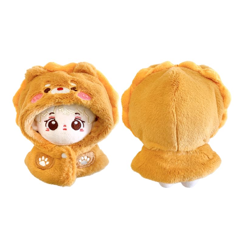 Flauschiges Tierkostüm für 10 cm Löwen-Plüschtierkostümzubehör Otaku-Puppe Maskottchen Kpop-Puppenkostüm [gebraucht]