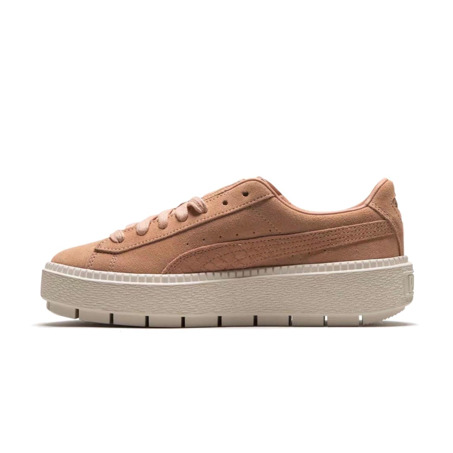 (WMNS) PUMA Suede Platfrom Animal Orange/Pink Women s 367814-03 EU 37.5