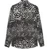 Animal Print Casual Long Sleeve Shirt Men Shirts Black 6917341-800