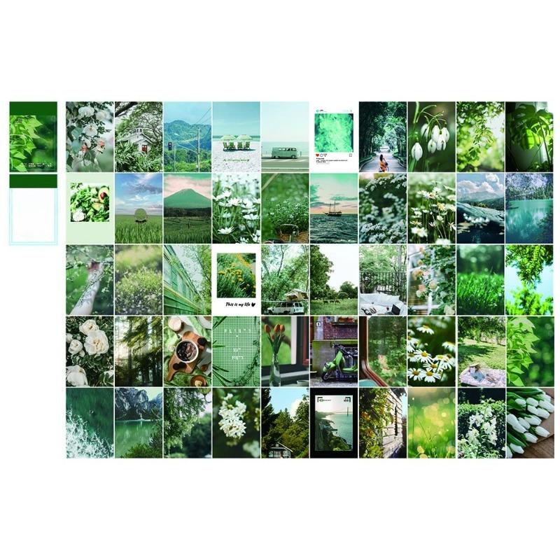 50pcs Landscape Stickers Kawaii Scrapbooking Paper Supplies Junk Journal Decor Craft Stationery DIY Diary Stickers