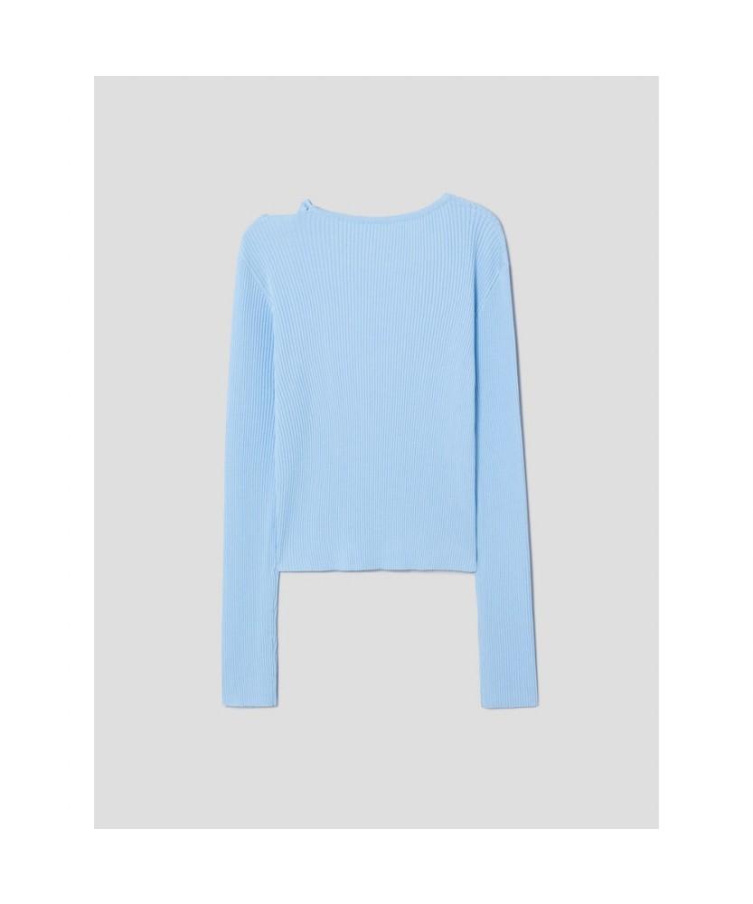8SECONDS Multistripe Pullover Sky Blue