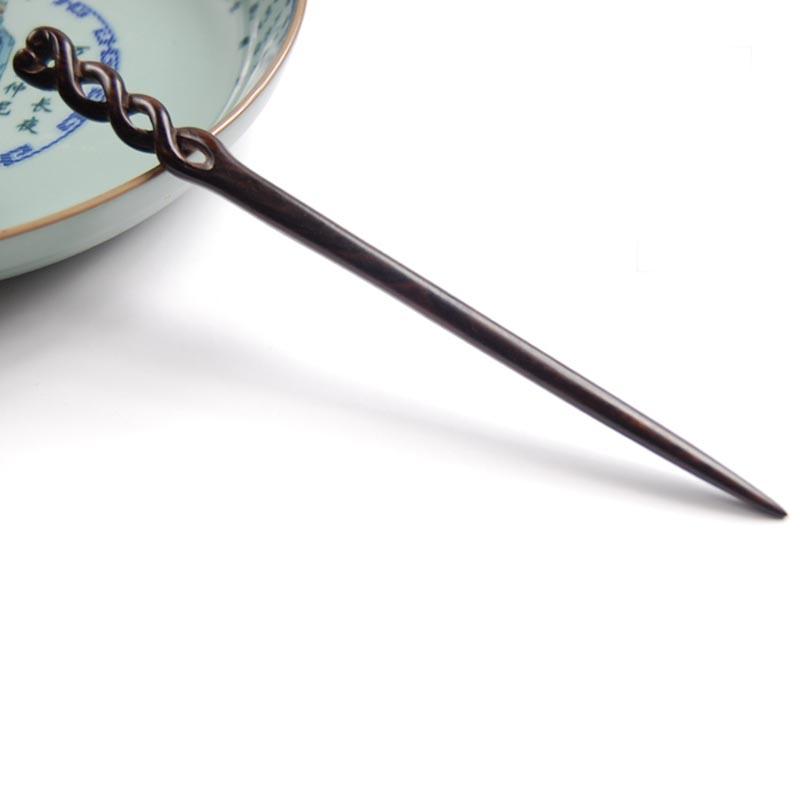 Čínské vlásenky vyřezávané santalové dřevo krok třesení vintage šaty hanfu vlasové vidličky šperky tvar kvetoucí švestky vlasové doplňky