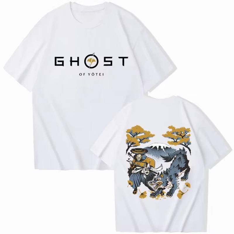 Ghost of Yotei 2026 Springsummer Tshirt Men Women O Neck Game Merch  Pop music Streetwear Fashion Casual Tshirts Unise
