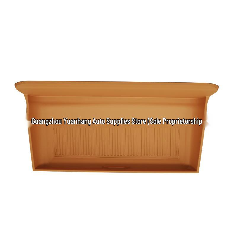 Yu7 Central Control Front Drawer Silicone Storage Box with Anti-Shake Screen Rear Protector