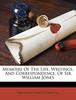 Kniha Memoirs Of The Life Writings And Correspondence Of Sir William Jones by UNKNOWN - Paperback