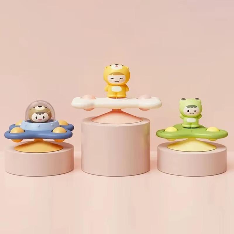 

3 шт. Игрушки для машинок, детская летающая тарелка, присоска, качели, забавная детская ванна, забавный волчок, детская игра, оптовая продажа инструментов 14x10x7cm жёлтый