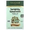 VAHDAM India, Infusions, Herbal Tea, Spritely Spearmint, Caffeine Free, 100 Infusion Bags, 120g (4.23oz)