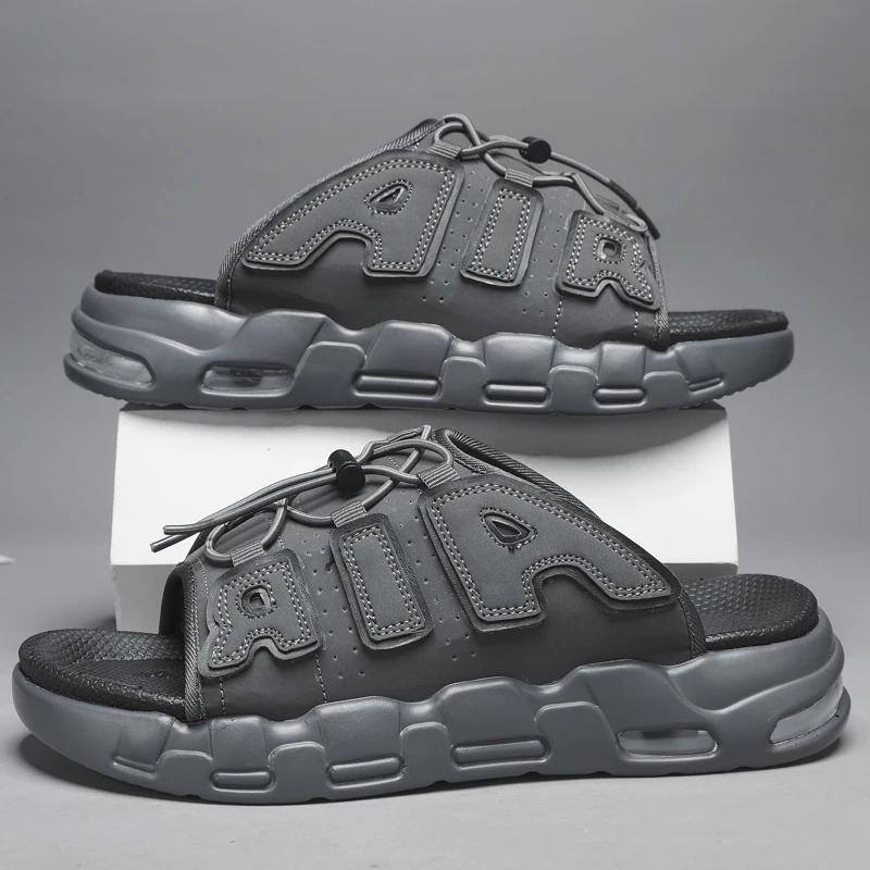 Mode Sommer Herren Hausschuhe Lässige EVA Sohle Weiche Outdoor Strand Hausschuhe Rutschfest Leicht Wasserdicht Plateau Herren Indoor Sandalen