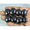 353Cts. Natural Hematite Oval Cabochon Loose Gemstone 8Pcs Lot 14X18-17X25MM A-311