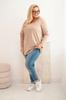 Bluzka Damska Plus Size Z Dekoltem W Łódkę Fango 4Xl/5Xl