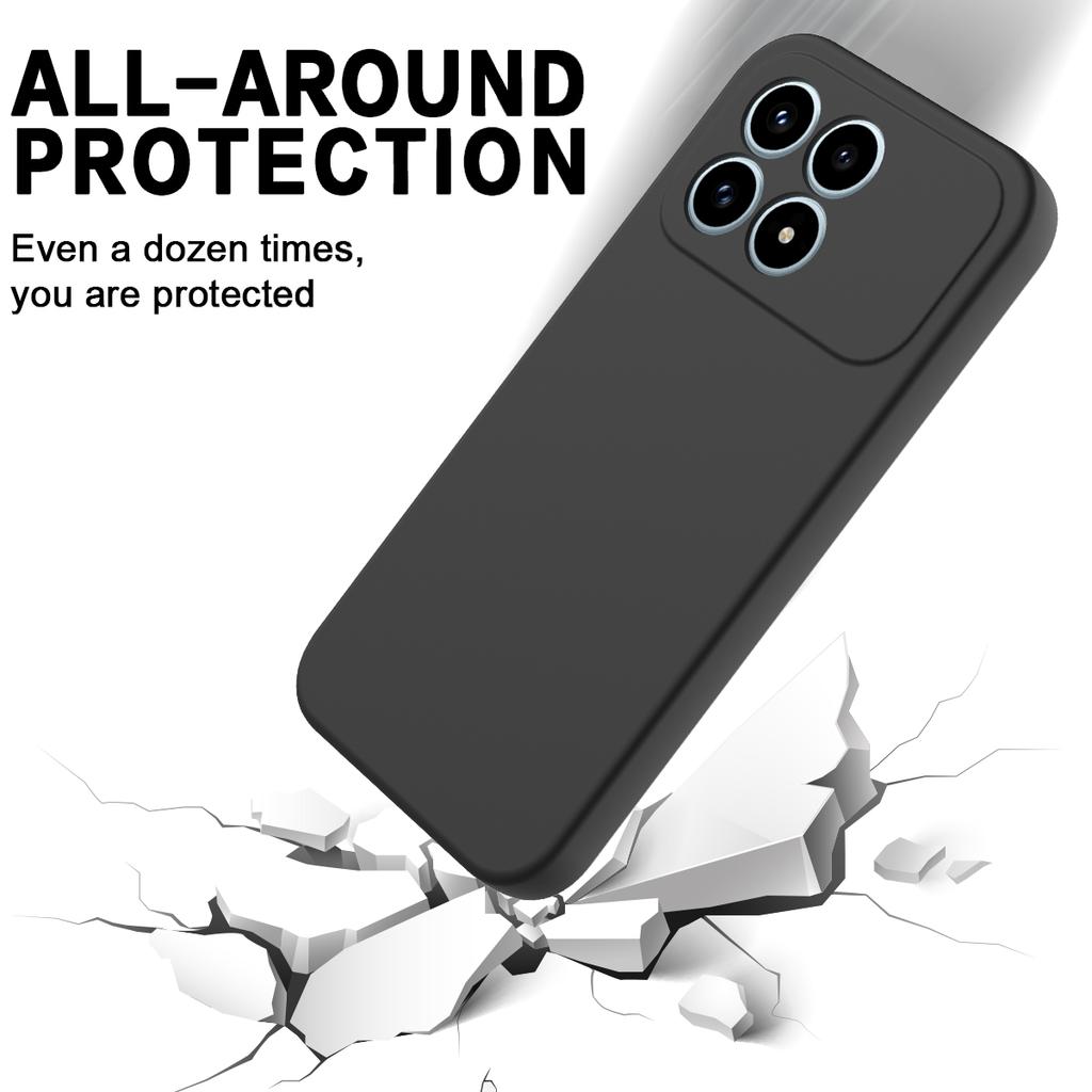 For Xiaomi Poco F8 Pro Liquid Silicone Case Phone Back Cover with Hand Strap