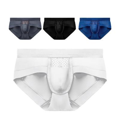 Ανδρικά σλιπ χαμηλής μέσης μονόχρωμη αναπνεύσιμη ελαστική απορρόφηση ιδρώτα Αντισηπτική λεπτή εφαρμογή