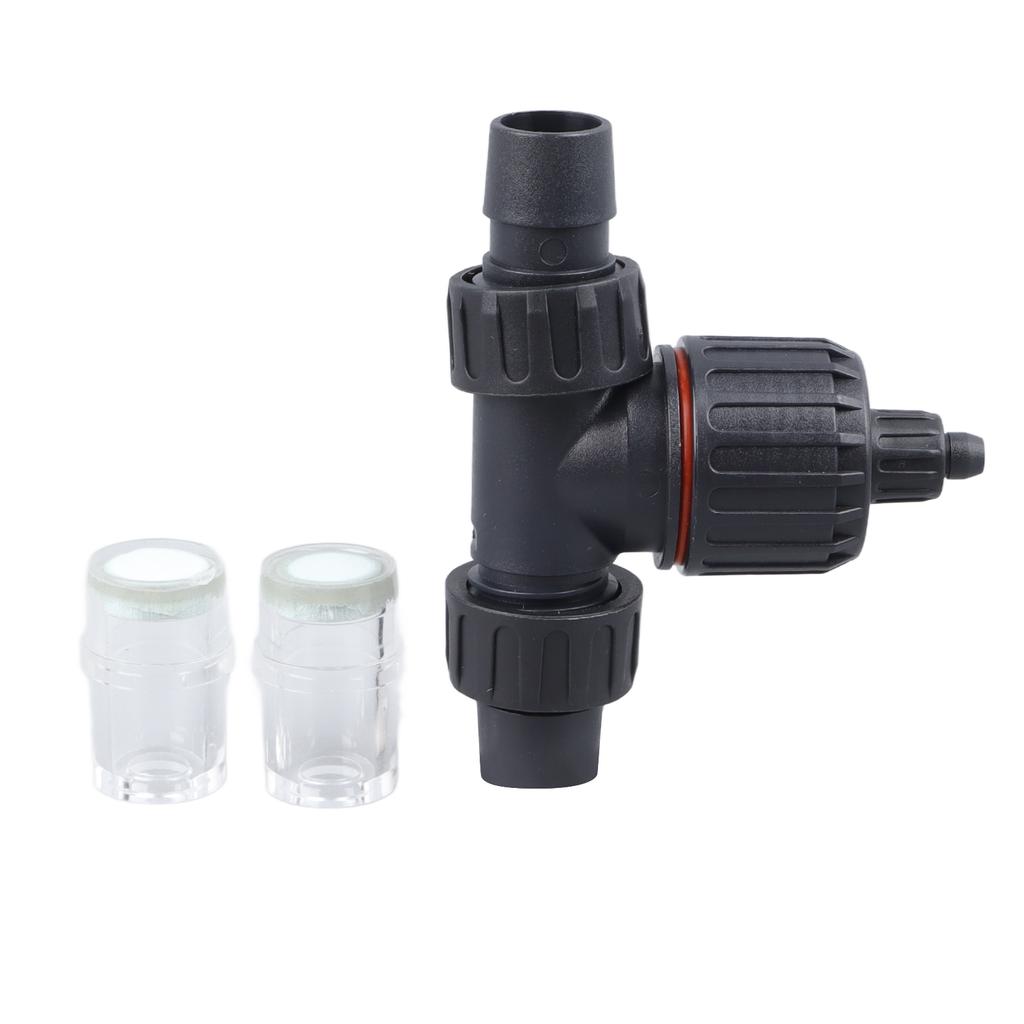 Akvarijní CO2 Atomizér Difuzor 3cestný Akvarijní Atomizér Reaktoru Oxidu Uhličitého pro 16mm 22mm Vodu
