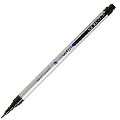 (Pack of 10) Akashiya Ultra-Fine Brush Pens, Color ThinLINE STL300-01 (1 Pen)