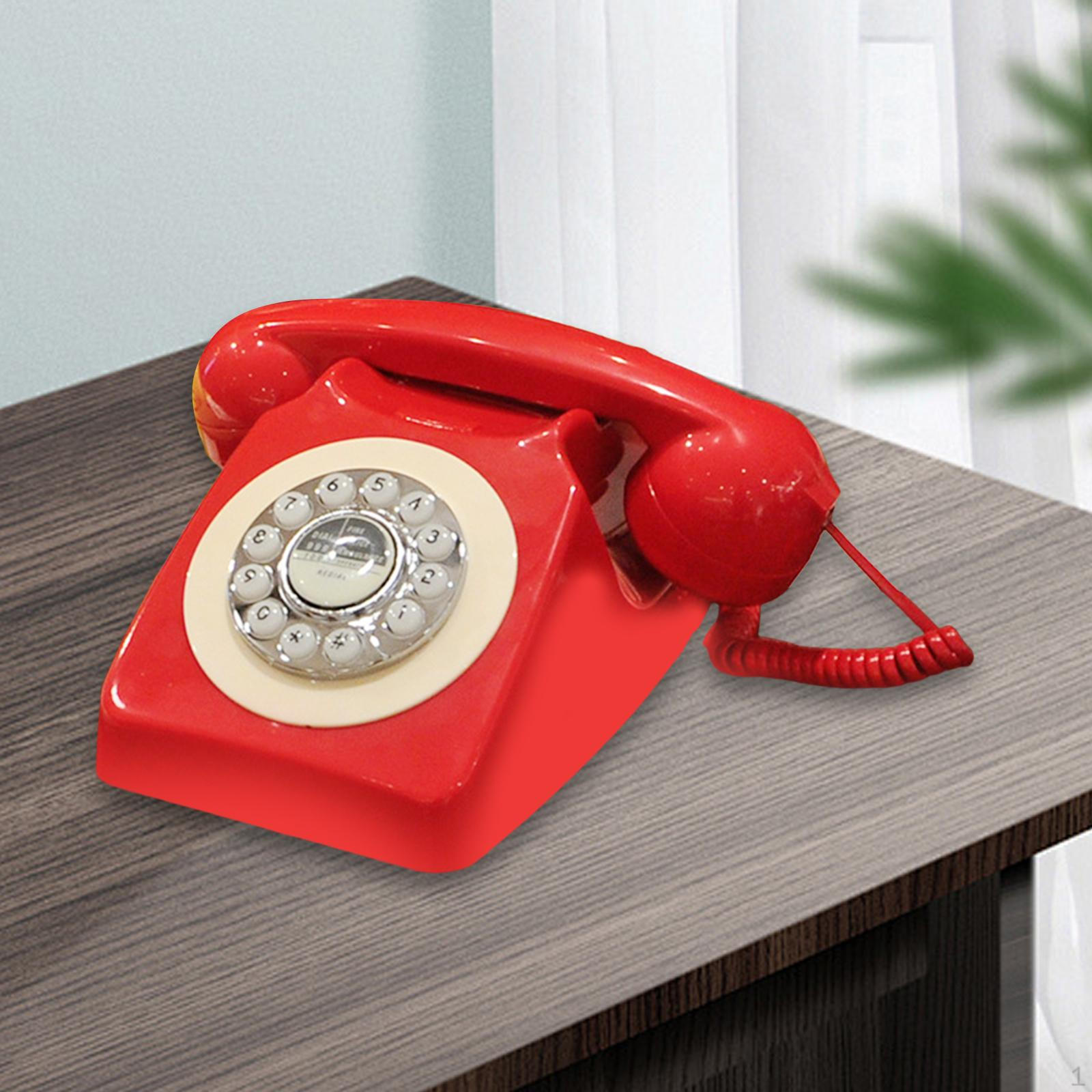 

Телефон с дисковым набором номера, стационарный телефон, деловой телефон на день рождения, проводной телефон