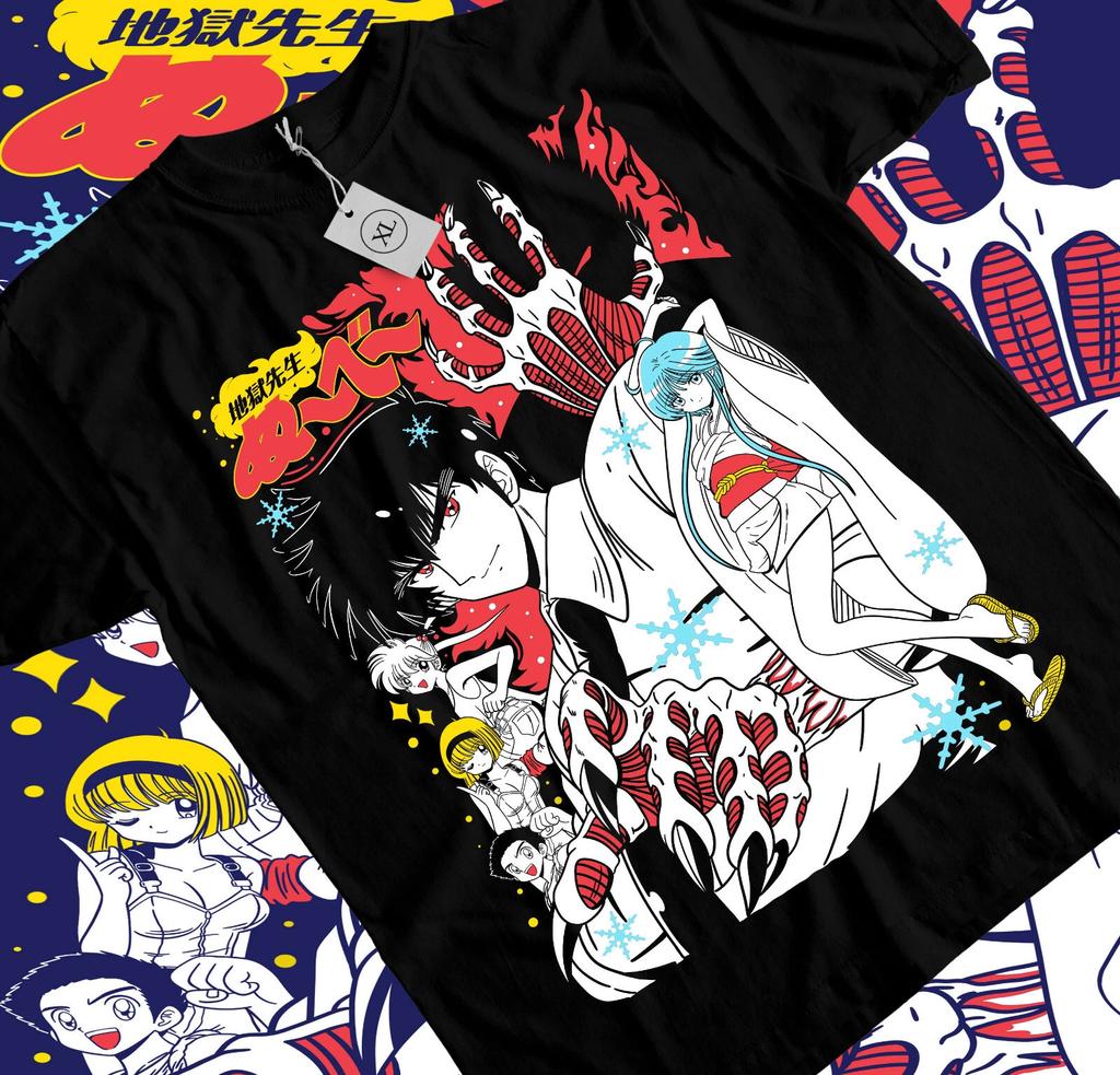 T-shirt Nube Jigoku Sensei Nube Anime Nueno Meisuke Tamamo Kyosuke Camicia