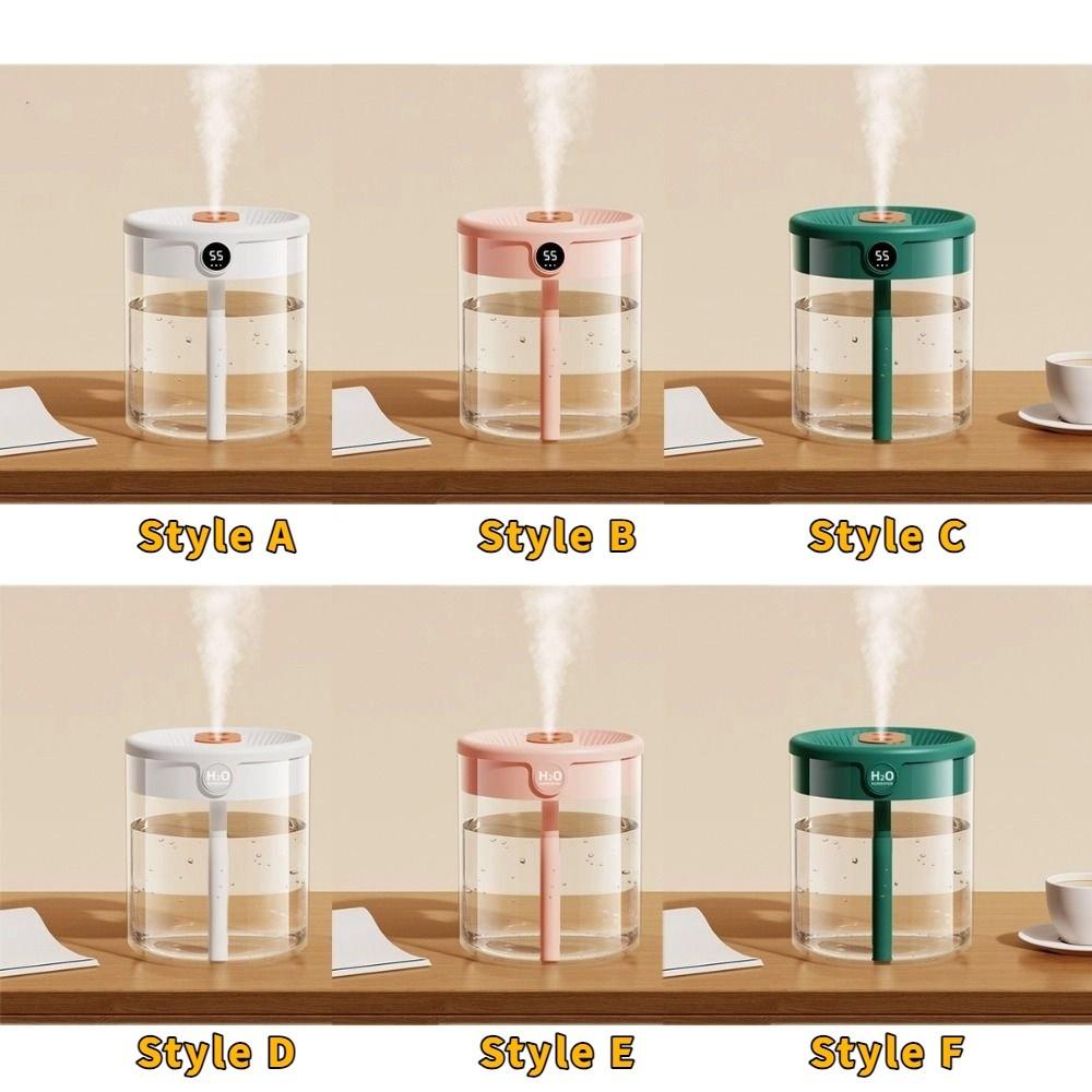 2L Air Humidifier Silent Operation Aromatherapy Machine Smart LED Humidifier  Desktop