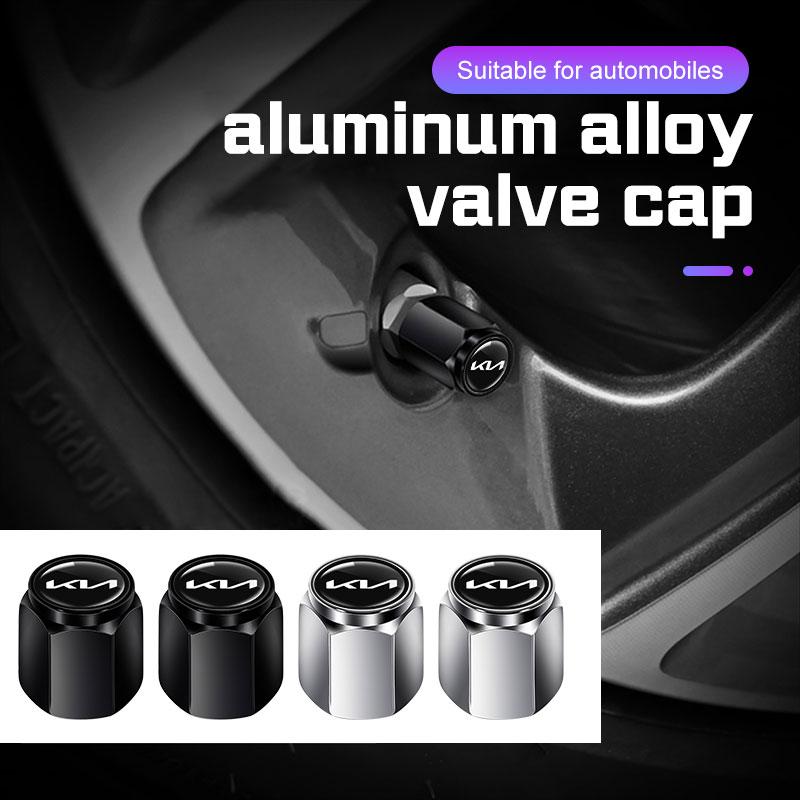4Pcs Car Wheel Tire Valve Stem Caps Airtight Cover for KIA K5 RIO Optima Ceed Sorento Forte Niro Soul EV6 Sportage Accessories BO2