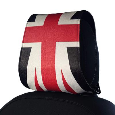 SKYBELL Kopfstützenbezüge für BMW Mini Set Auto Praktischer Artikel Jack Cooper, 2, Zubehör, Teile, (Union [Schwarz])