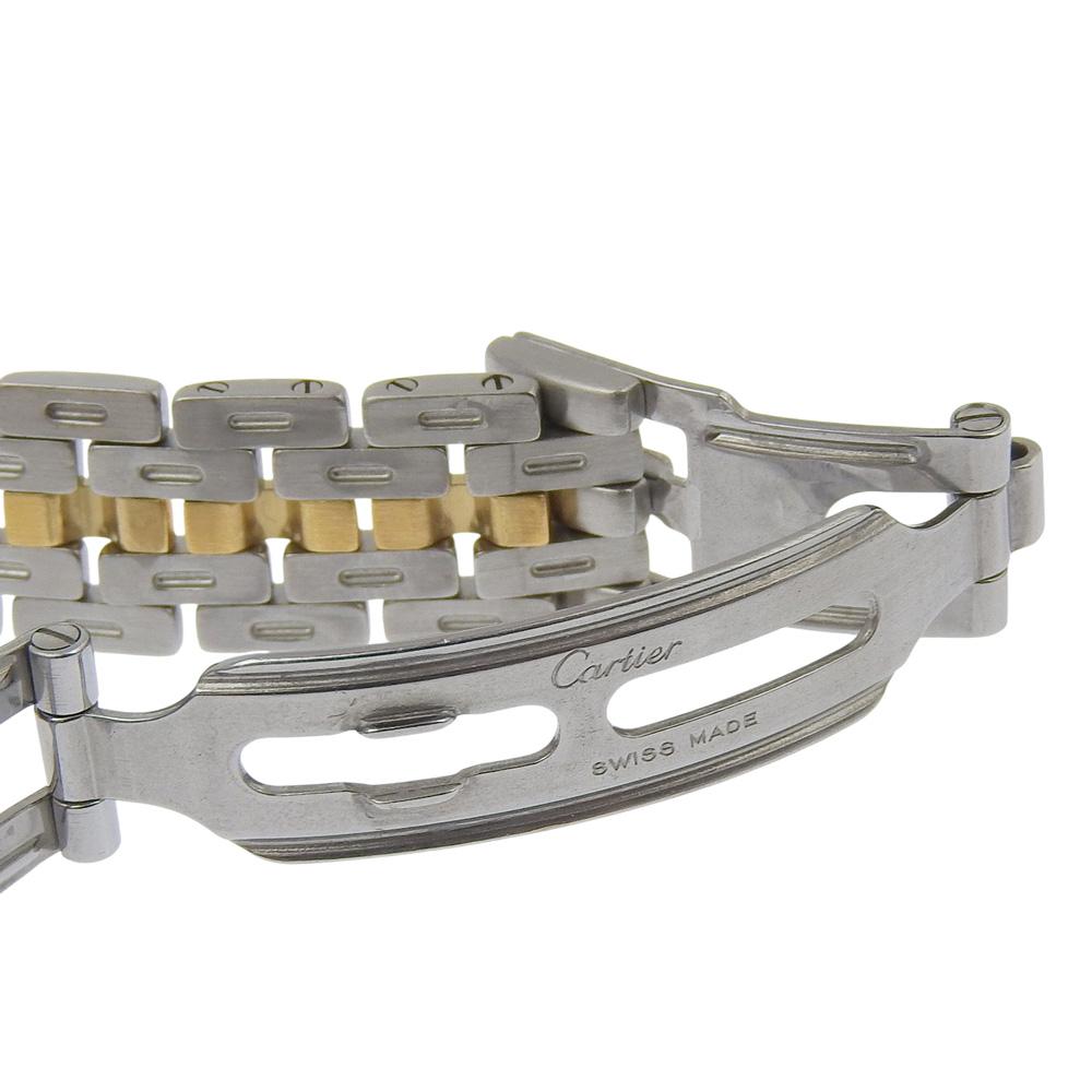 CARTIER PANTHERESM 1 Row Watches 84084242 cal.157 whiteDial Stainless Steel/YG Quartz Analog display Women Used