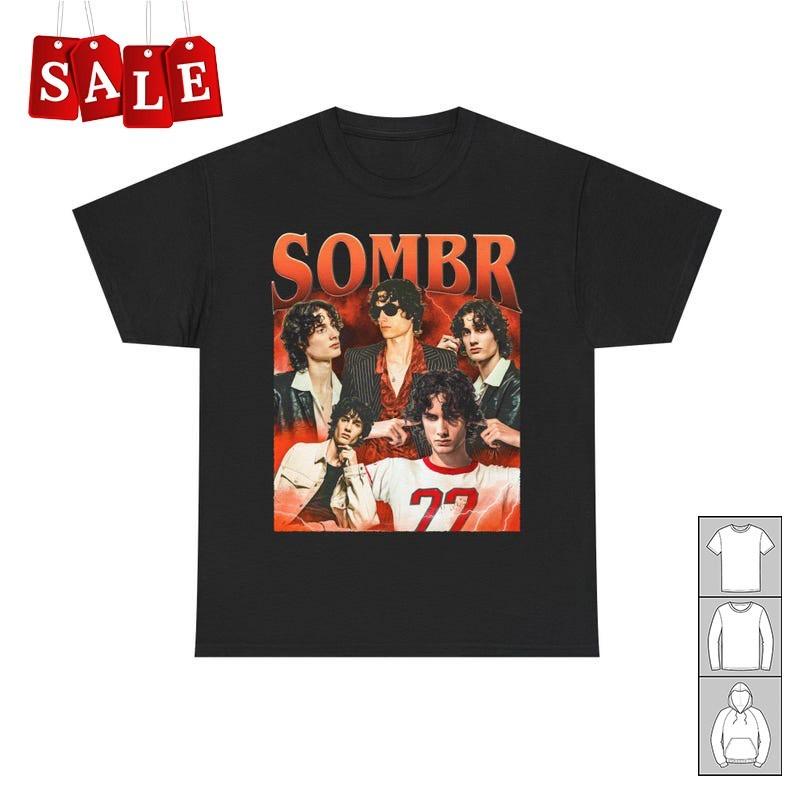 New Vintage 90 s Sombr Gift For Fans Unisex S-5XL Shirt CA713 L