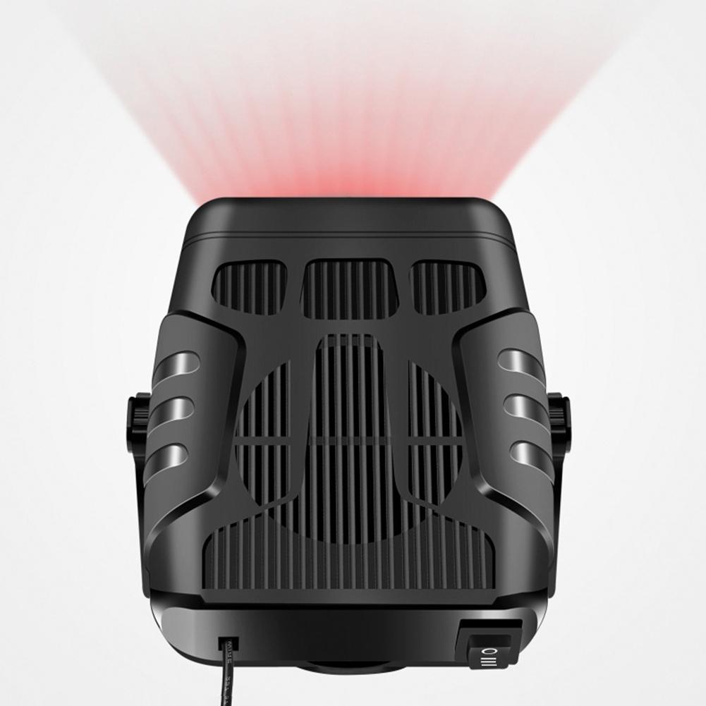 Portable Car Heater 360 Degree Rotation Car Windshield Heater 120W/200W Heater Fan Combo Dual Use Portable Windshield Defroster