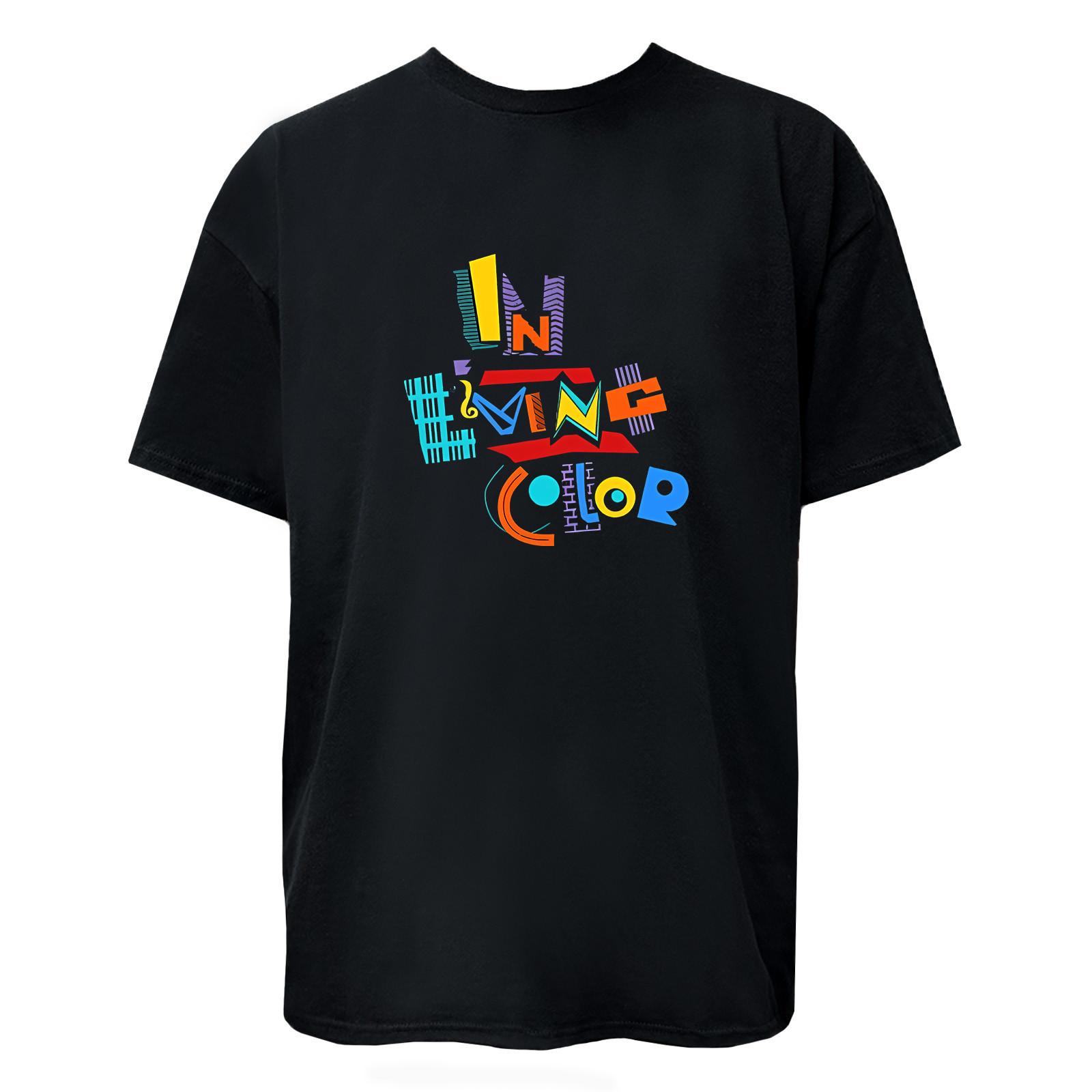 

IN LIVING COLOR Colorful Graphic T-Shirt / Hoodie / Sweatshirt Unisex Women Men 5XL різнокольоровий