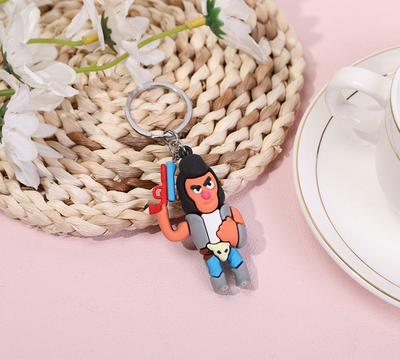 Brawl Stars Keychain Brawl Stars Bull Bull for Keys, for Bag Figurine 5.5 Cm
