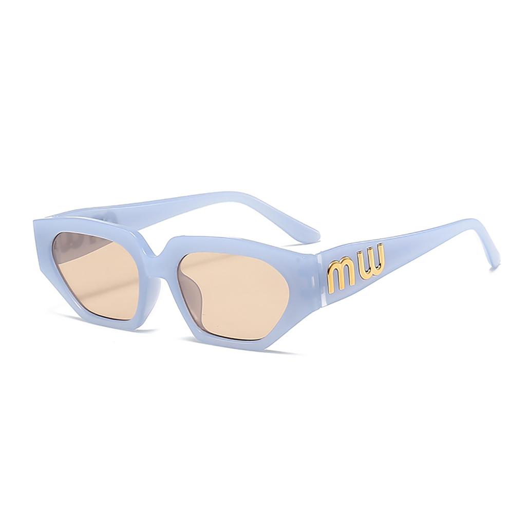 Gafas de Sol Vintage con Montura de PC para Mujer Hombre Marca Ojo de Gato Gafas de Sol Retro Gafas Gafas para Hombre Mujer Gafas de Sol Rectangulares