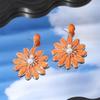 Colorful Rattan Knit Earrings Summer Jewelry For Women Girls Stylish Lightweight Casual Party Accessories