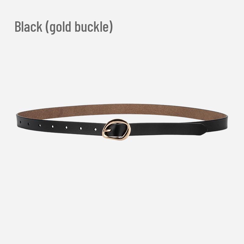 

Элегантный черный ретро женский пояс с пряжкой-штифтом и дизайном из сплава 100cm with Buckle