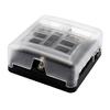 6 Way Fuse Box Block Holder LED Indicator + Sticker For Car Bus Boat Marine