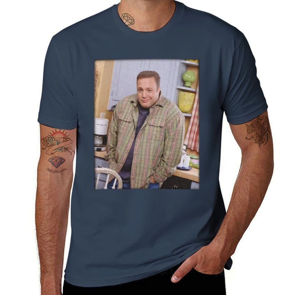 Kevin James King Of Queens Tshirt Standard Fit Solid Tee Shirt