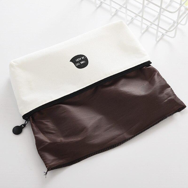 Canvas Animal Beer Whale Cactus Pencil Bag Stationery Pencil Case for Pens Stationery  Girls Storage  Bag