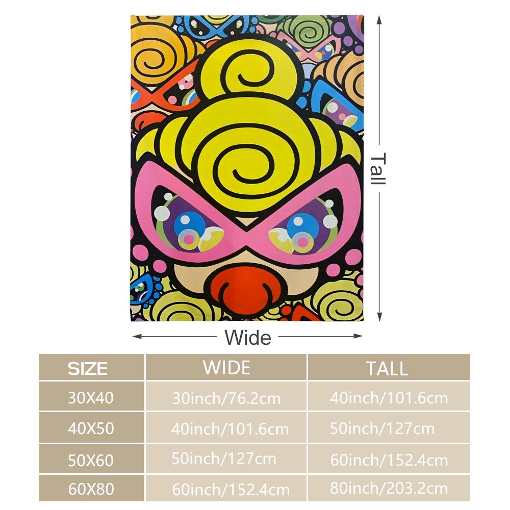 Cute H-Hysteric Mini Throw Soft Flannel Blanket Warm Knee Skin-Friendly Throw for Sofa Office Bed Traveling Winter Oversize