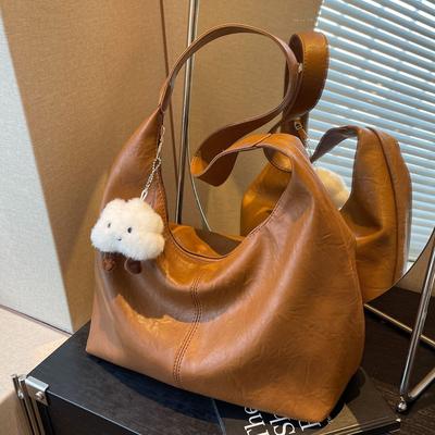Fashion Big Bag Women'S Trendy Fashion Simple Commuter Bag Large Capacity Shoulder Messenger Tote Bag