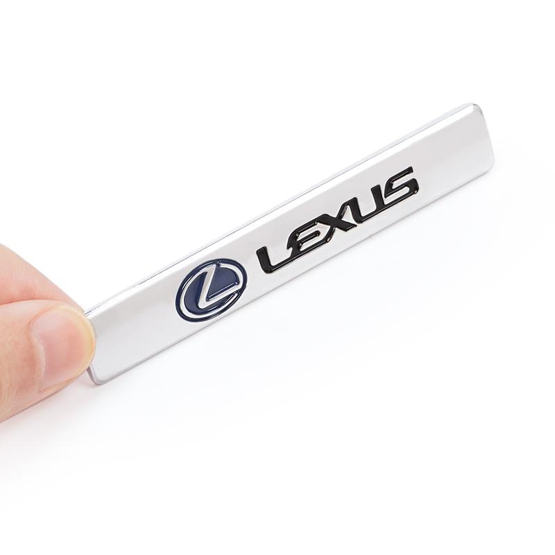 3D kovové odznaky nálepky na auto pro Lexus RX330 IS250 Ct200h ES300h NX Autodoplňky pro styling Blatník Okno Kufr