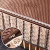 Detachable Bed Skirt Summer Bed Mat For Home Baby Safe Ice Rattan Mat Cool Summer Bedding Grass Mat Mother And Baby Level Ideal For Hot Weather