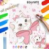 Marie Cat Digital Oil Painting Art Handmade Diy Gift Home Decoration